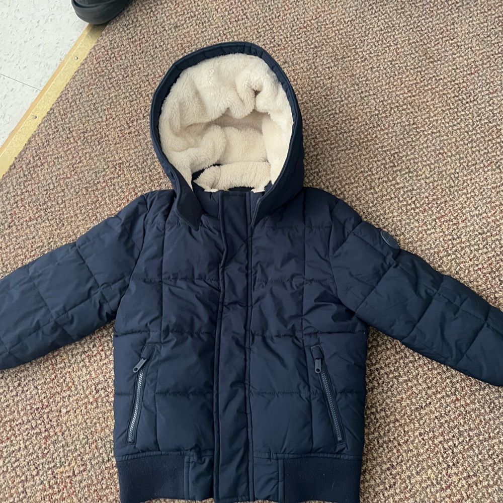 Abercrombie Kids Navy Puffer Jacket